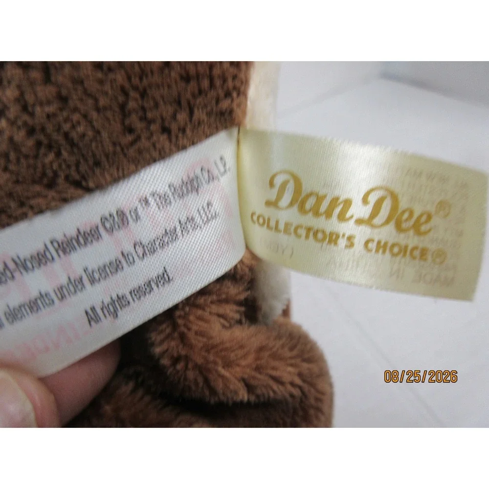 Dan Dee Rudolph The Red-Nosed Reindeer Animated Walking Light Up Nose Plush Toy